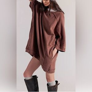 NWOT Free People We the Free Mari Muscle pullover